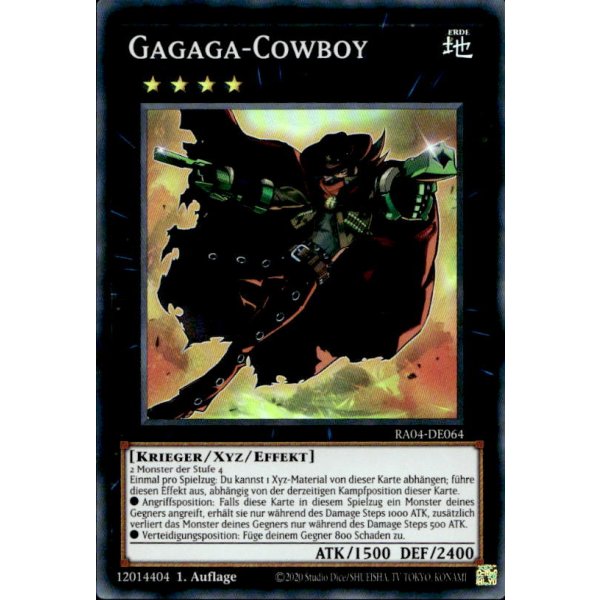 Gagaga-Cowboy RA04-DE064 (Super Rare)
