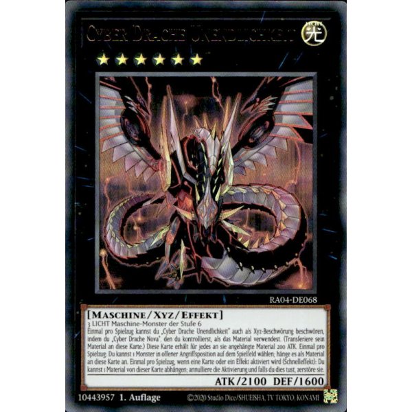 Cyber Drache Unendlichkeit RA04-DE068 (Ultra Rare)