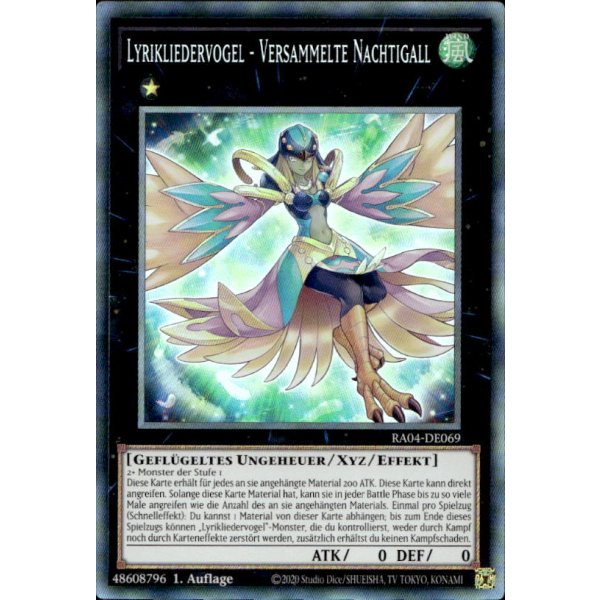 Lyrikliedervogel - Versammelte Nachtigall RA04-DE069 (Collectors Rare)