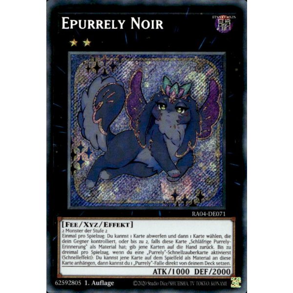 Epurrely Noir RA04-DE071 (Secret Rare)