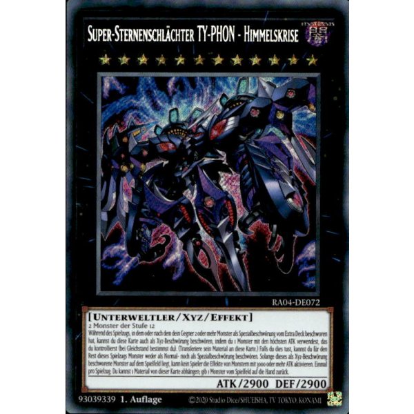 Super-Sternenschl&auml;chter TY-PHON - Himmelskrise RA04-DE072 (Secret Rare)
