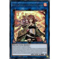 Hiita, die Feuerverzaubererin in Flammen RA04-DE074 (Ultra Rare)