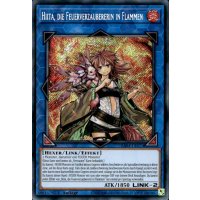 Hiita, die Feuerverzaubererin in Flammen RA04-DE074 (Secret Rare)