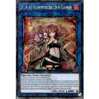 Hiita, die Feuerverzaubererin in Flammen RA04-DE074 (Quarter Century Secret Rare)