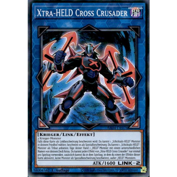 Xtra-HELD Cross Crusader RA04-DE076 (Super Rare)