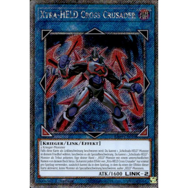 Xtra-HELD Cross Crusader RA04-DE076 (Platinum Secret Rare)