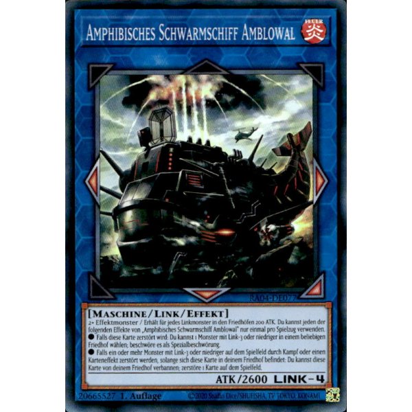 Amphibisches Schwarmschiff Amblowal RA04-DE077 (Super Rare)