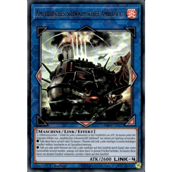 Amphibisches Schwarmschiff Amblowal RA04-DE077 (Ultra Rare)