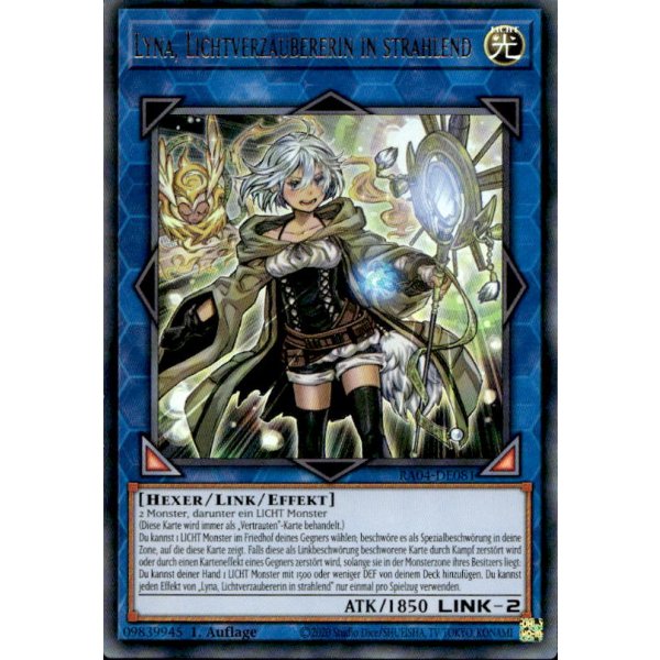 Lyna, Lichtverzaubererin in strahlend RA04-DE081 (Ultra Rare)