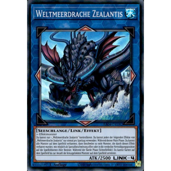 Weltmeerdrache Zealantis RA04-DE082 (Super Rare)