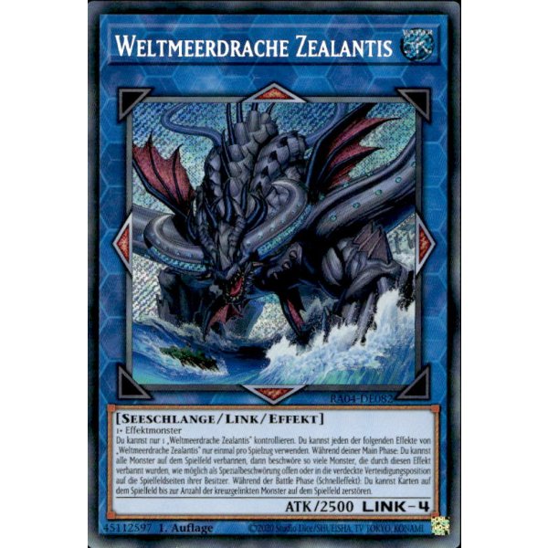 Weltmeerdrache Zealantis RA04-DE082 (Secret Rare)