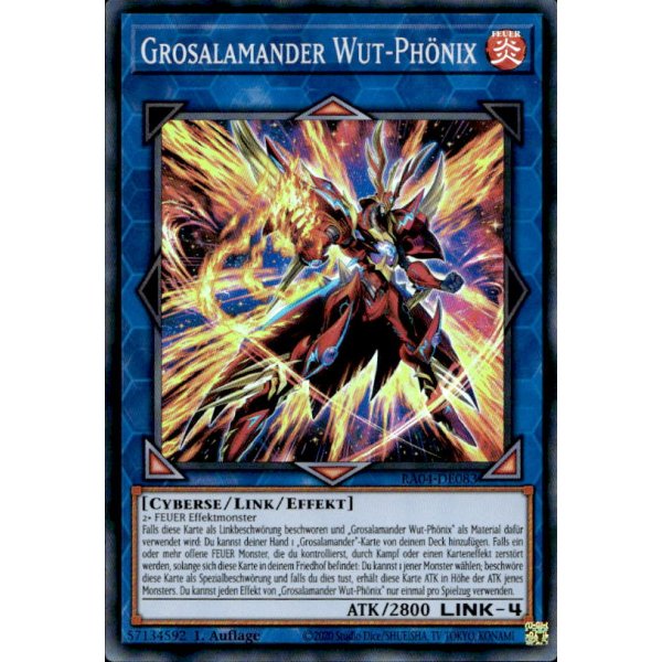 Grosalamander Wut-Ph&ouml;nix RA04-DE083 (Super Rare)