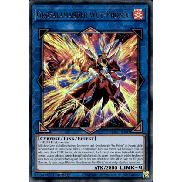 Grosalamander Wut-Ph&ouml;nix RA04-DE083 (Ultra Rare)