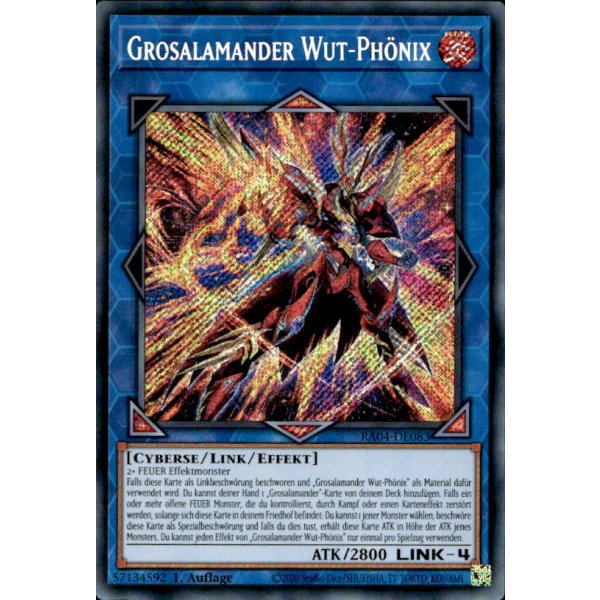 Grosalamander Wut-Ph&ouml;nix RA04-DE083 (Secret Rare)