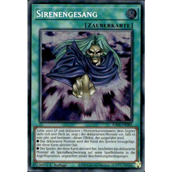 Sirenengesang RA04-DE085 (Secret Rare)