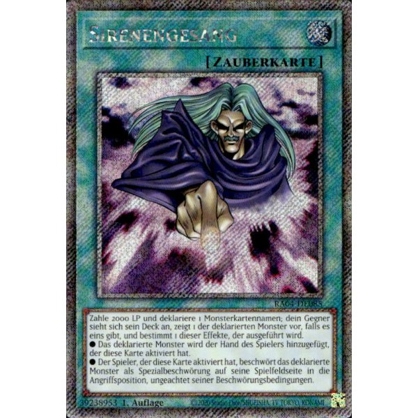 Sirenengesang RA04-DE085 (Platinum Secret Rare)