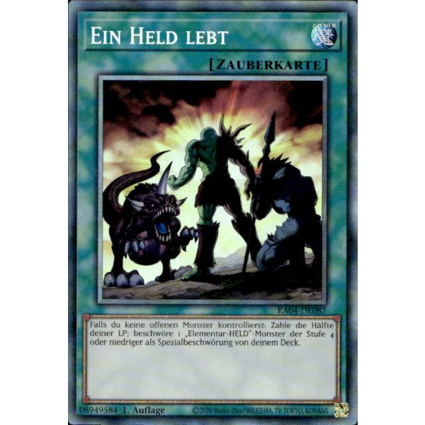 Ein Held lebt RA04-DE087 (Collectors Rare)