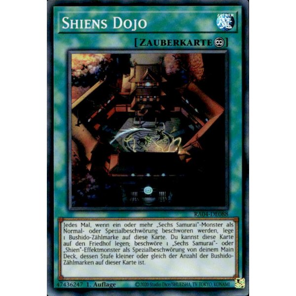 Shiens Dojo RA04-DE088 (Super Rare)