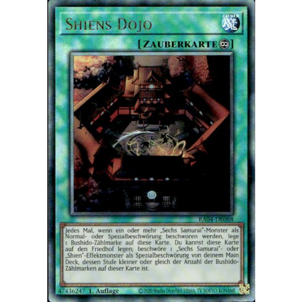 Shiens Dojo RA04-DE088 (Ultimate Rare)