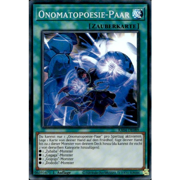 Onomatopoesie-Paar RA04-DE089 (Super Rare)