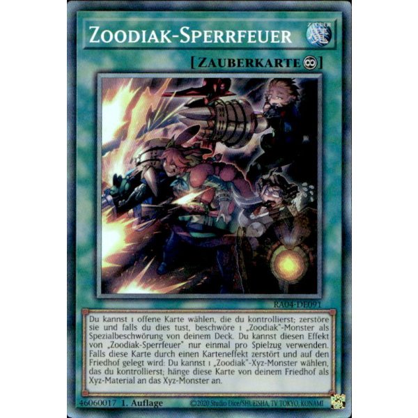 Zoodiak-Sperrfeuer RA04-DE091 (Collectors Rare)