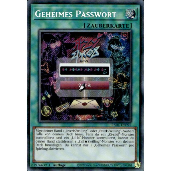 Geheimes Passwort RA04-DE095 (Secret Rare)