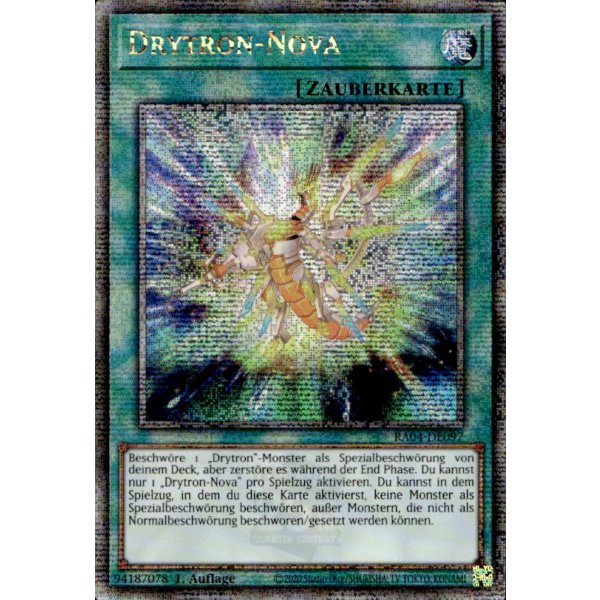 Drytron-Nova RA04-DE097 (Quarter Century Secret Rare)