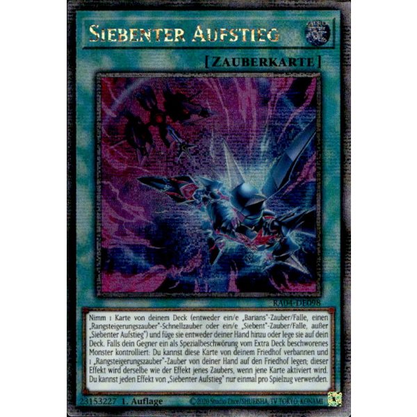 Siebenter Aufstieg RA04-DE098 (Quarter Century Secret Rare)