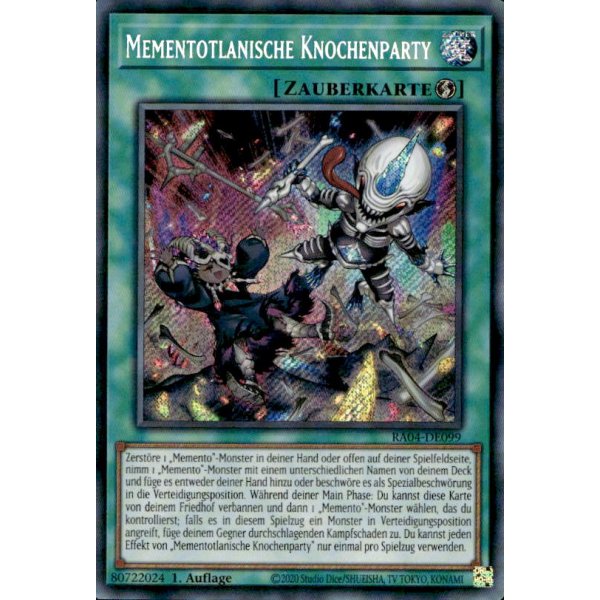 Mementotlanische Knochenparty RA04-DE099 (Secret Rare)