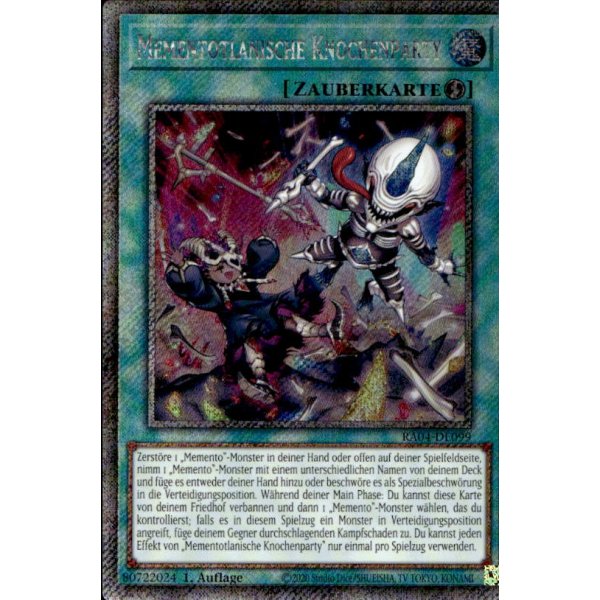 Mementotlanische Knochenparty RA04-DE099 (Platinum Secret Rare)