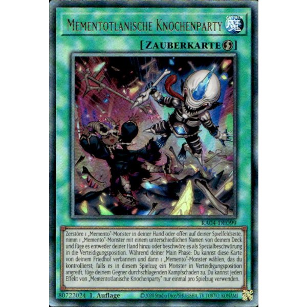 Mementotlanische Knochenparty RA04-DE099 (Ultimate Rare)