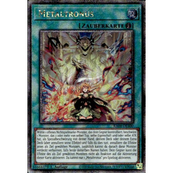 Metaltronus RA04-DE100 (Quarter Century Secret Rare)