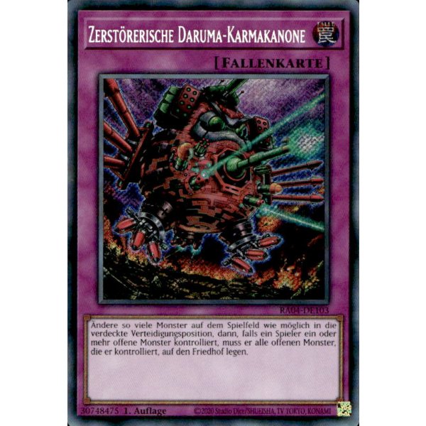 Zerst&ouml;rerische Daruma-Karmakanone RA04-DE103 (Secret Rare)