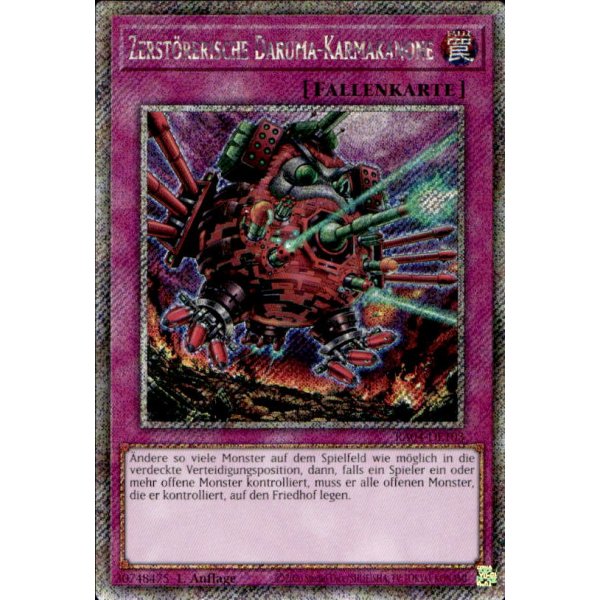 Zerst&ouml;rerische Daruma-Karmakanone RA04-DE103 (Platinum Secret Rare)