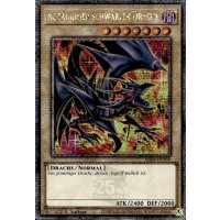 Rot&auml;ugiger schwarzer Drache RA04-DE109-alt-8th (Quarter Century Secret Rare)