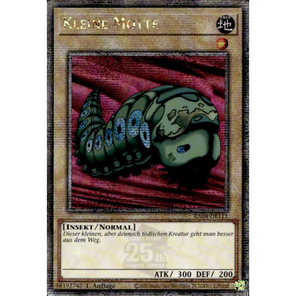 Kleine Motte RA04-DE111 (Quarter Century Secret Rare)