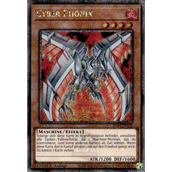 Cyber Ph&ouml;nix RA04-DE129 (Quarter Century Secret Rare)