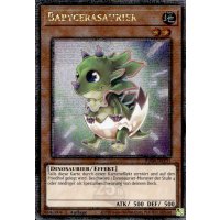 Babycerasaurier RA04-DE131 (Quarter Century Secret Rare)