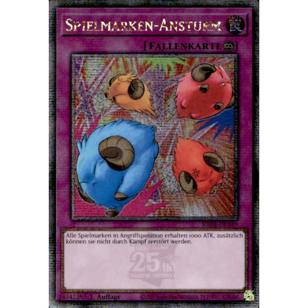 Spielmarken-Ansturm RA04-DE149 (Quarter Century Secret Rare)