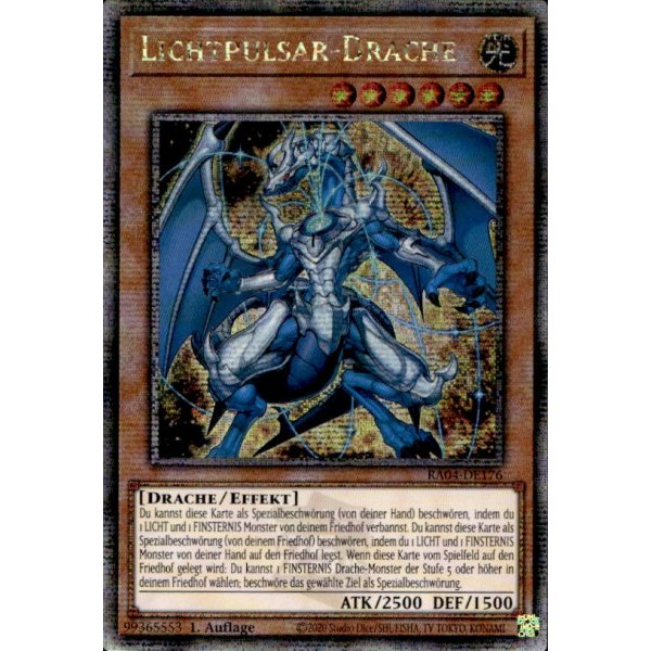 Lichtpulsar-Drache RA04-DE176 (Quarter Century Secret Rare)