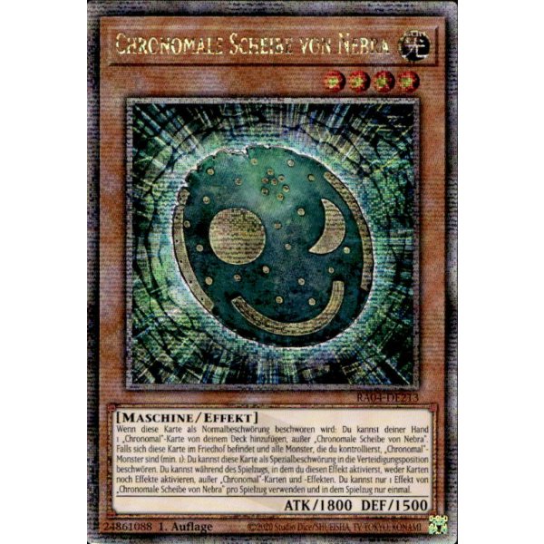 Chronomale Scheibe von Nebra RA04-DE213 (Quarter Century Secret Rare)