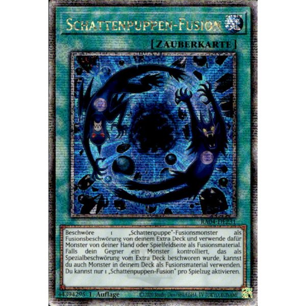Schattenpuppen-Fusion RA04-DE231 (Quarter Century Secret Rare)