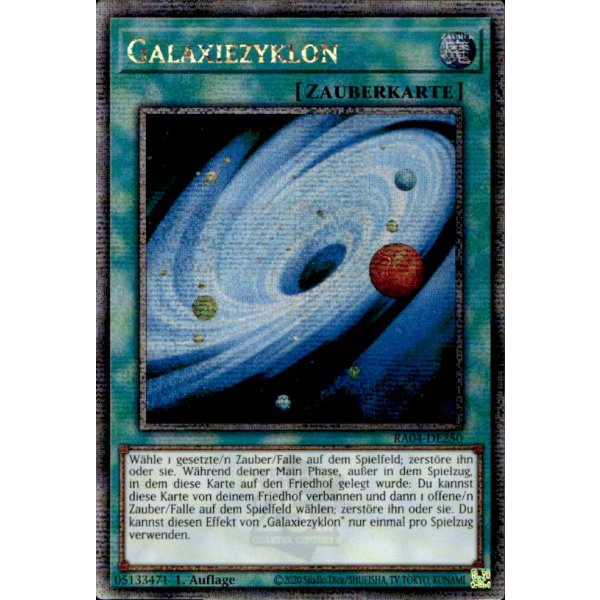 Galaxiezyklon RA04-DE250 (Quarter Century Secret Rare)