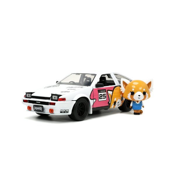 Aggretsuko &amp; 1986 Toyota Trueno (AE86)