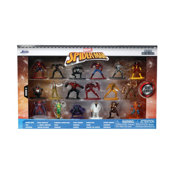 Nano Metalfigs - Marvel Spider-Man Multi Pack - Series 8