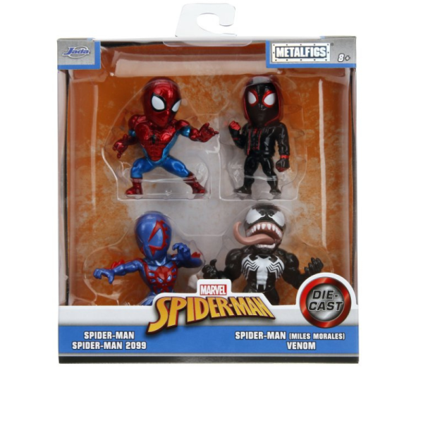 Metalfigs - Marvel Spider-Man 4er-Pack
