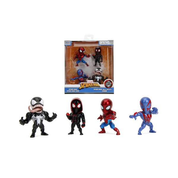 Metalfigs - Marvel Spider-Man 4er-Pack