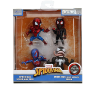 Metalfigs - Marvel Spider-Man 4er-Pack