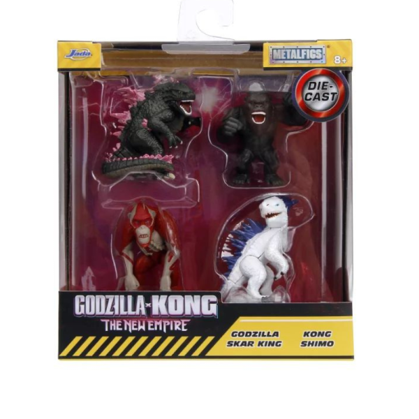 Metalfigs - Godzilla x Kong The New Empire 4er-Pack