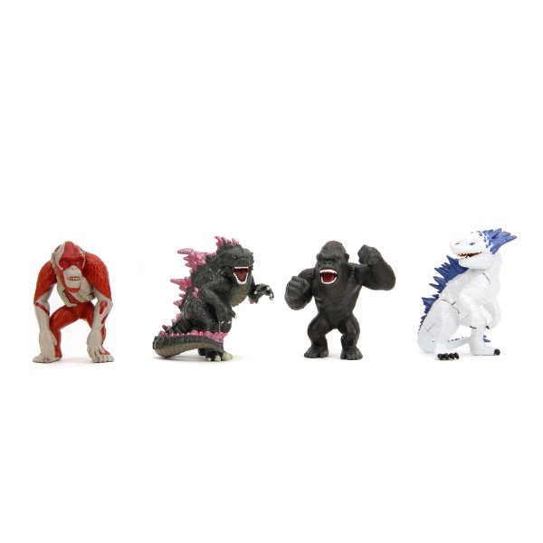 Metalfigs - Godzilla x Kong The New Empire 4er-Pack